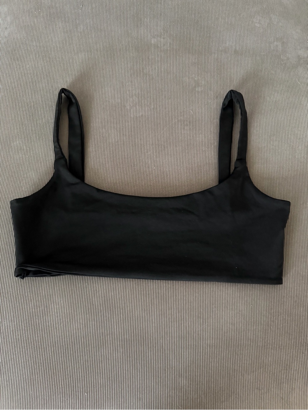 SHEIN Black Stretch Crop Top Bra